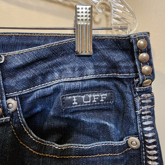 Cowgirl Tuff Co. Women's Western Riding Jeans - Chrome Gypsy 32/31 Bootcut - Picture 5 of 15